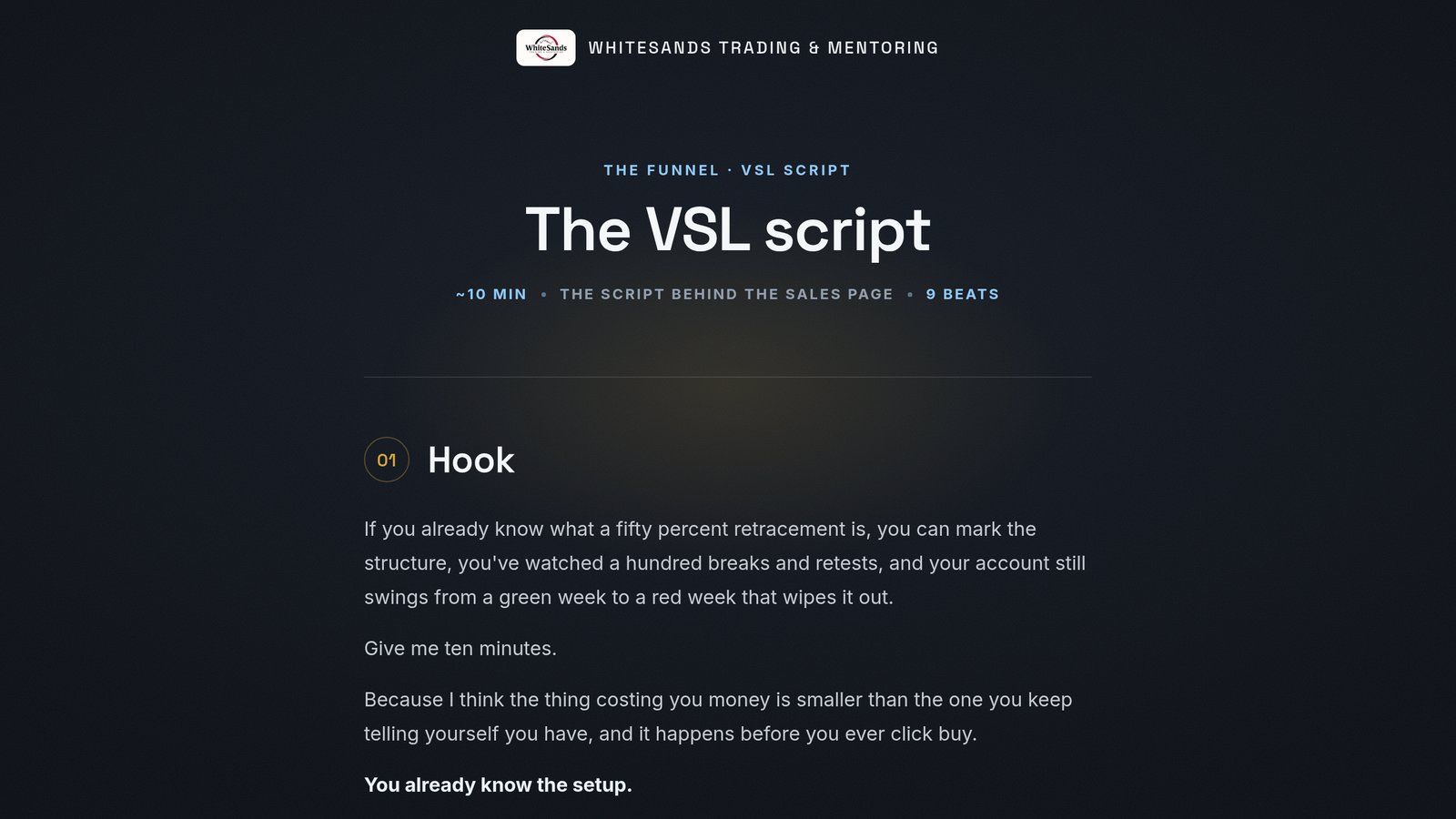 VSL script preview